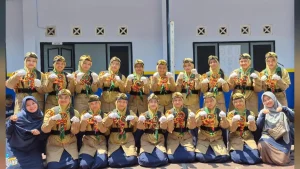 Lebih dari Sekadar Perlombaan, Gerak Jalan Jadi Wadah SMP MBS Jombang Tempa Kepemimpinan Siswa
